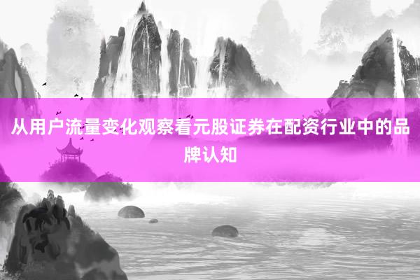 从用户流量变化观察看元股证券在配资行业中的品牌认知