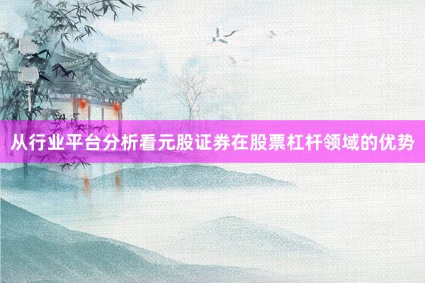 从行业平台分析看元股证券在股票杠杆领域的优势