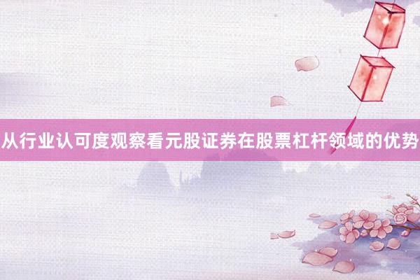 从行业认可度观察看元股证券在股票杠杆领域的优势