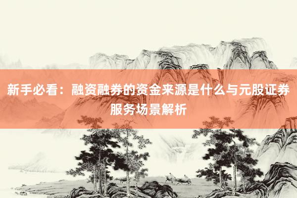 新手必看：融资融券的资金来源是什么与元股证券服务场景解析