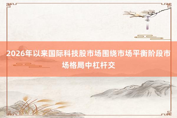 2026年以来国际科技股市场围绕市场平衡阶段市场格局中杠杆交