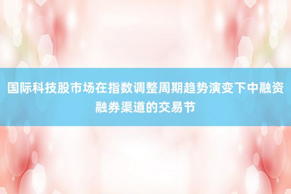 国际科技股市场在指数调整周期趋势演变下中融资融券渠道的交易节