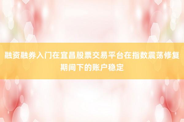 融资融券入门在宜昌股票交易平台在指数震荡修复期间下的账户稳定