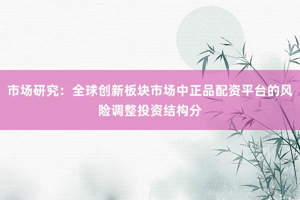 市场研究：全球创新板块市场中正品配资平台的风险调整投资结构分
