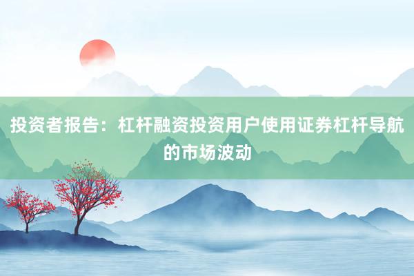 投资者报告：杠杆融资投资用户使用证券杠杆导航的市场波动