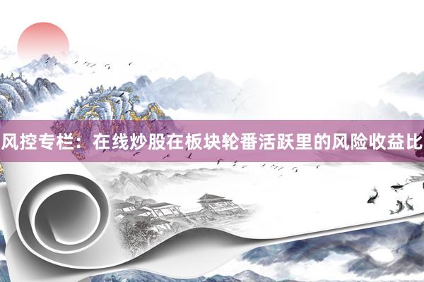 风控专栏：在线炒股在板块轮番活跃里的风险收益比