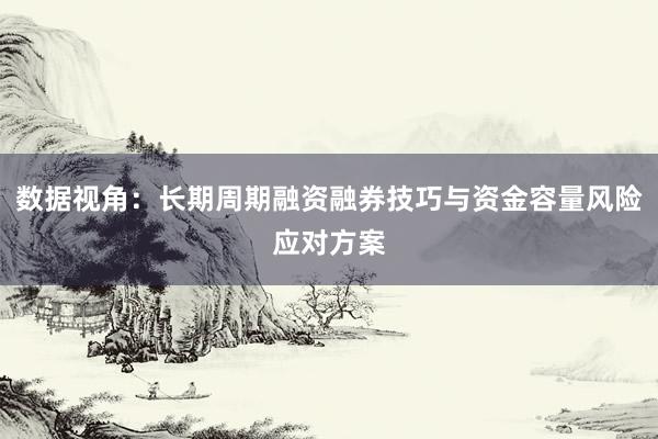 数据视角:长期周期融资融券技巧与资金容量风险应对方案