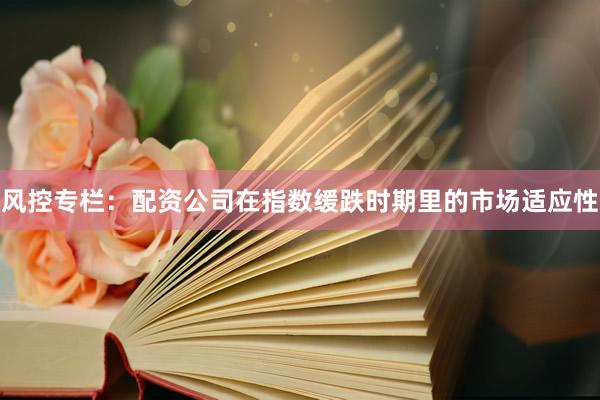 风控专栏:配资公司在指数缓跌时期里的市场适应性