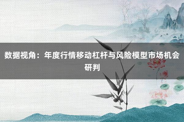 数据视角：年度行情移动杠杆与风险模型市场机会研判