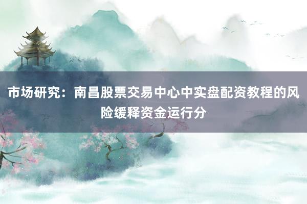 市场研究：南昌股票交易中心中实盘配资教程的风险缓释资金运行分