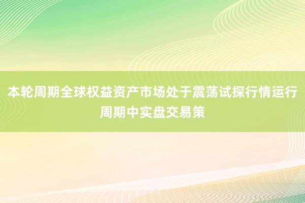 本轮周期全球权益资产市场处于震荡试探行情运行周期中实盘交易策