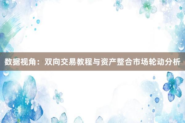 数据视角:双向交易教程与资产整合市场轮动分析