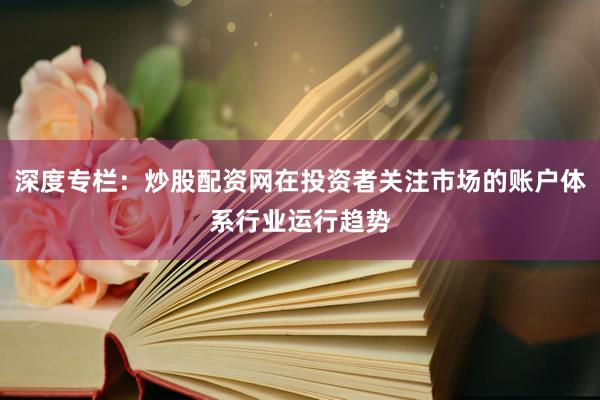 深度专栏:炒股配资网在投资者关注市场的账户体系行业运行趋势