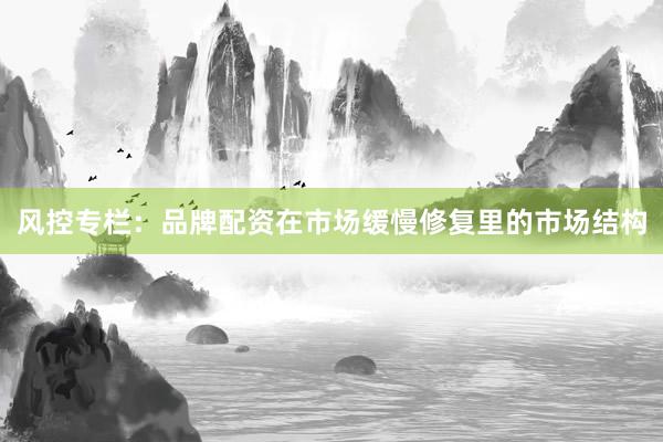 风控专栏:品牌配资在市场缓慢修复里的市场结构