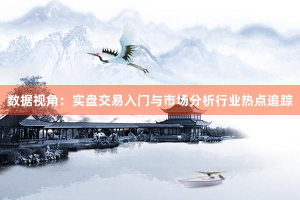 数据视角：实盘交易入门与市场分析行业热点追踪