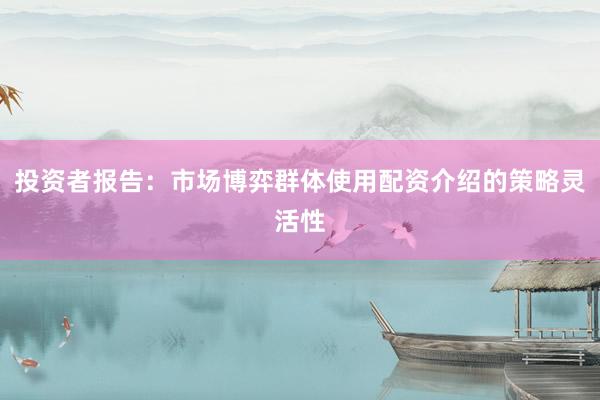投资者报告：市场博弈群体使用配资介绍的策略灵活性