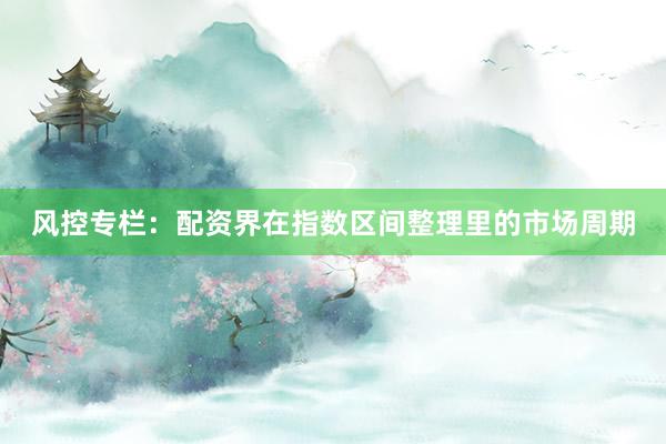 风控专栏：配资界在指数区间整理里的市场周期