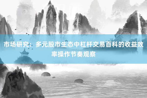 市场研究：多元股市生态中杠杆交易百科的收益效率操作节奏观察