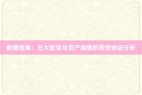 数据视角：五大配资与资产增值阶段性特征分析