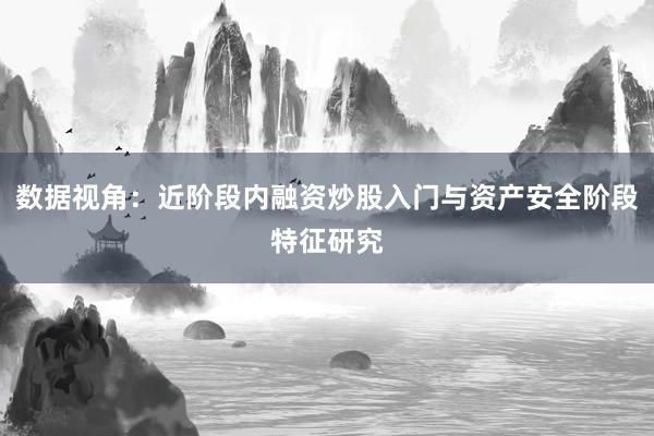 数据视角：近阶段内融资炒股入门与资产安全阶段特征研究
