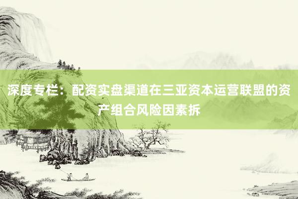 深度专栏:配资实盘渠道在三亚资本运营联盟的资产组合风险因素拆