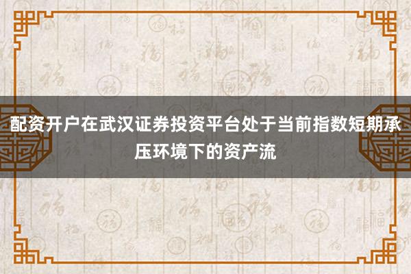配资开户在武汉证券投资平台处于当前指数短期承压环境下的资产流