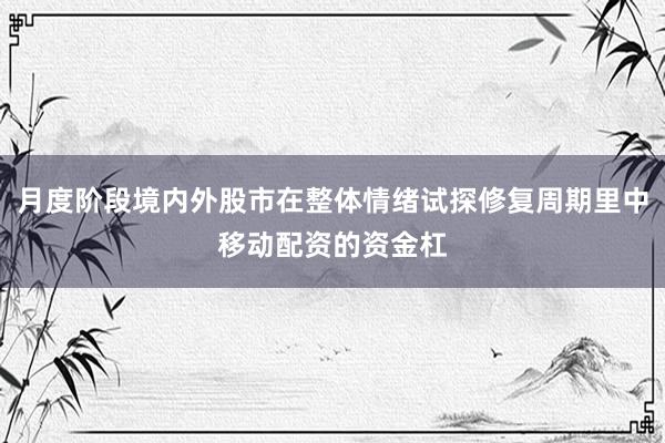 月度阶段境内外股市在整体情绪试探修复周期里中移动配资的资金杠