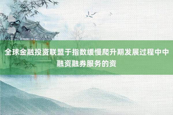 全球金融投资联盟于指数缓慢爬升期发展过程中中融资融券服务的资