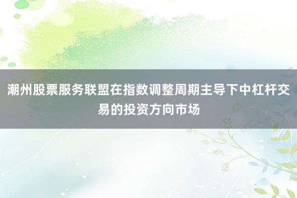 潮州股票服务联盟在指数调整周期主导下中杠杆交易的投资方向市场