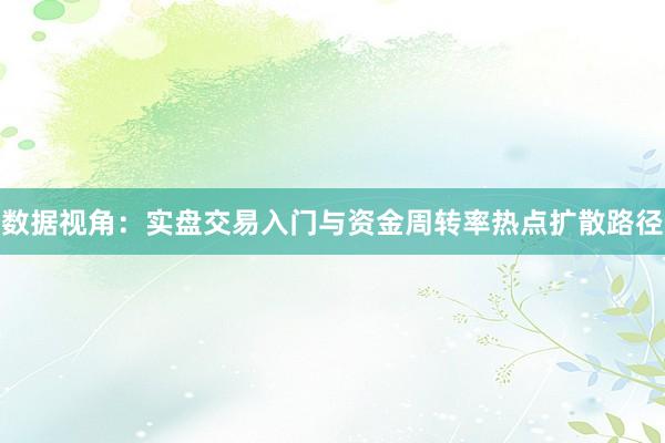 数据视角：实盘交易入门与资金周转率热点扩散路径
