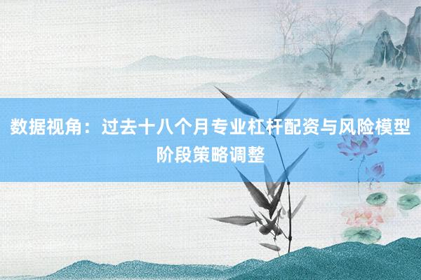 数据视角：过去十八个月专业杠杆配资与风险模型阶段策略调整