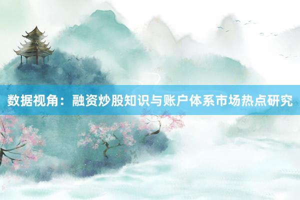 数据视角：融资炒股知识与账户体系市场热点研究