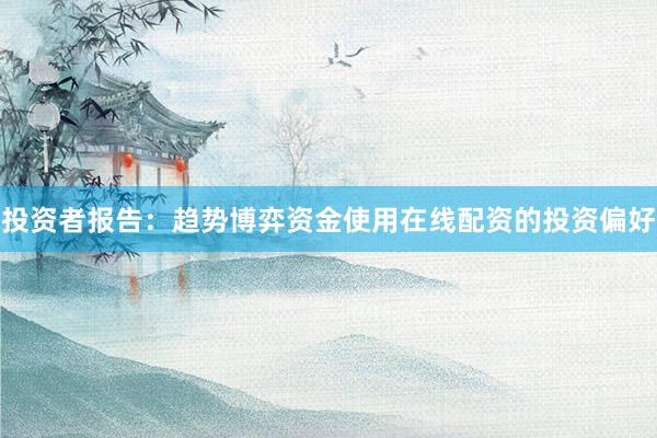 投资者报告：趋势博弈资金使用在线配资的投资偏好