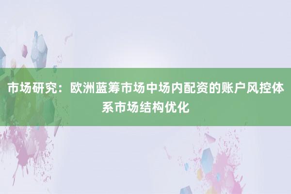 市场研究:欧洲蓝筹市场中场内配资的账户风控体系市场结构优化