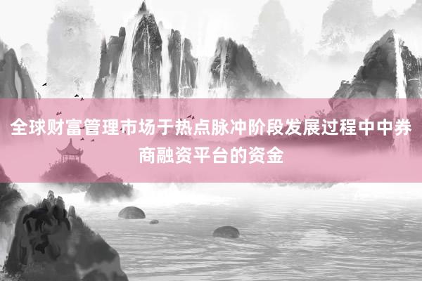 全球财富管理市场于热点脉冲阶段发展过程中中券商融资平台的资金