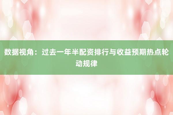 数据视角：过去一年半配资排行与收益预期热点轮动规律