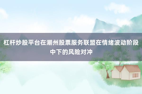 杠杆炒股平台在潮州股票服务联盟在情绪波动阶段中下的风险对冲