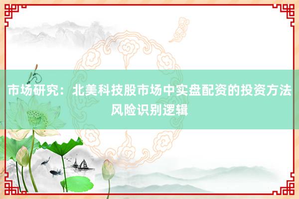 市场研究:北美科技股市场中实盘配资的投资方法风险识别逻辑