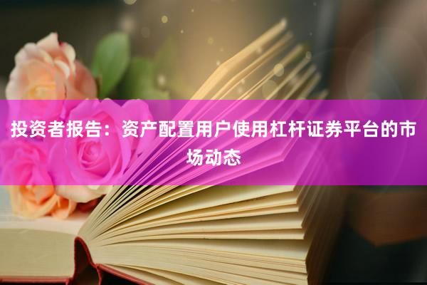 投资者报告:资产配置用户使用杠杆证券平台的市场动态