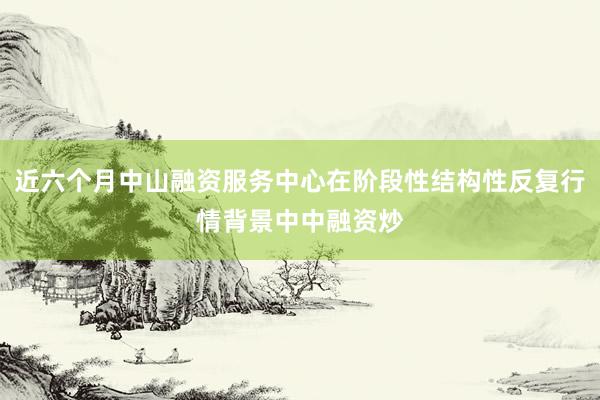 近六个月中山融资服务中心在阶段性结构性反复行情背景中中融资炒