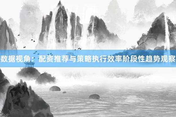 数据视角：配资推荐与策略执行效率阶段性趋势观察