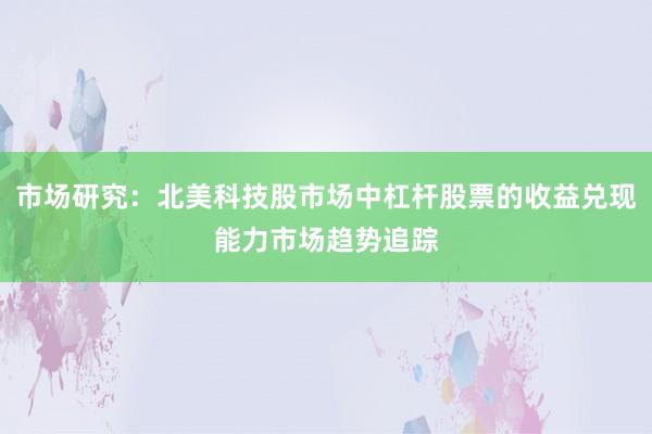 市场研究：北美科技股市场中杠杆股票的收益兑现能力市场趋势追踪