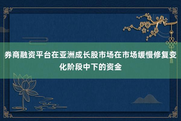 券商融资平台在亚洲成长股市场在市场缓慢修复变化阶段中下的资金