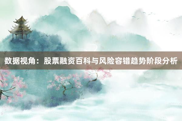 数据视角：股票融资百科与风险容错趋势阶段分析