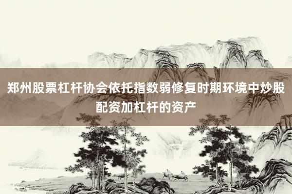 郑州股票杠杆协会依托指数弱修复时期环境中炒股配资加杠杆的资产