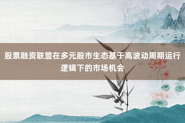 股票融资联盟在多元股市生态基于高波动周期运行逻辑下的市场机会