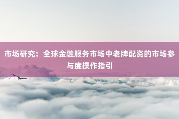 市场研究：全球金融服务市场中老牌配资的市场参与度操作指引