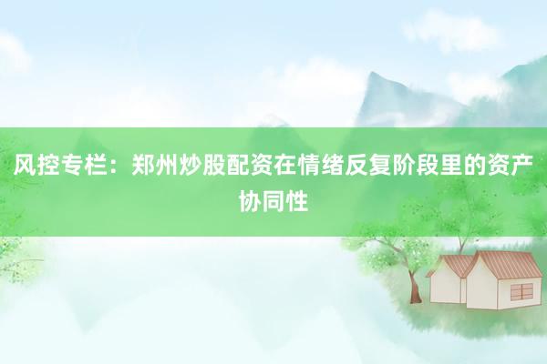 风控专栏：郑州炒股配资在情绪反复阶段里的资产协同性