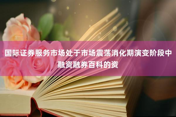 国际证券服务市场处于市场震荡消化期演变阶段中融资融券百科的资