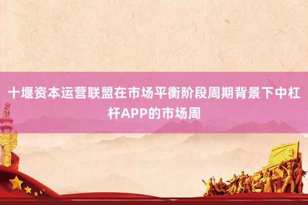 十堰资本运营联盟在市场平衡阶段周期背景下中杠杆APP的市场周